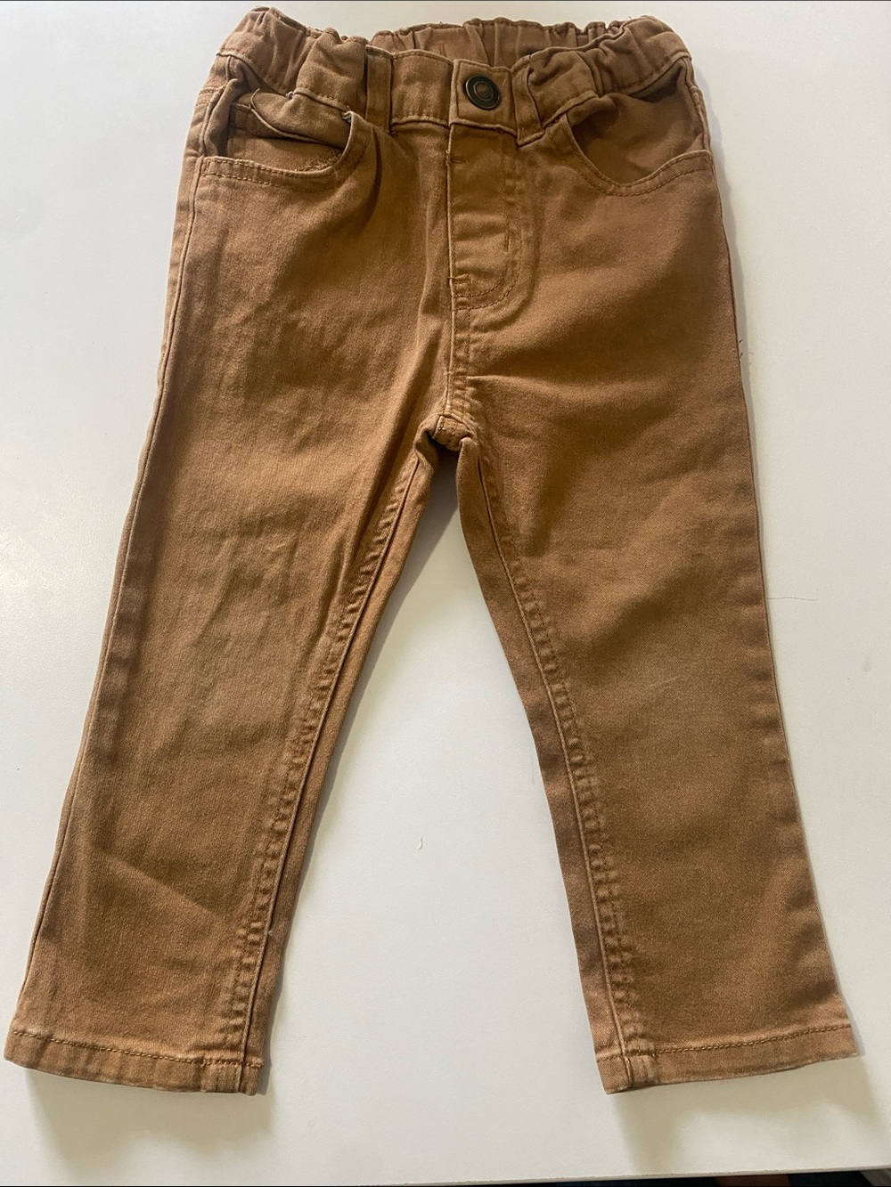 Garanimals Brown Elastic Waist Jeans for Kids